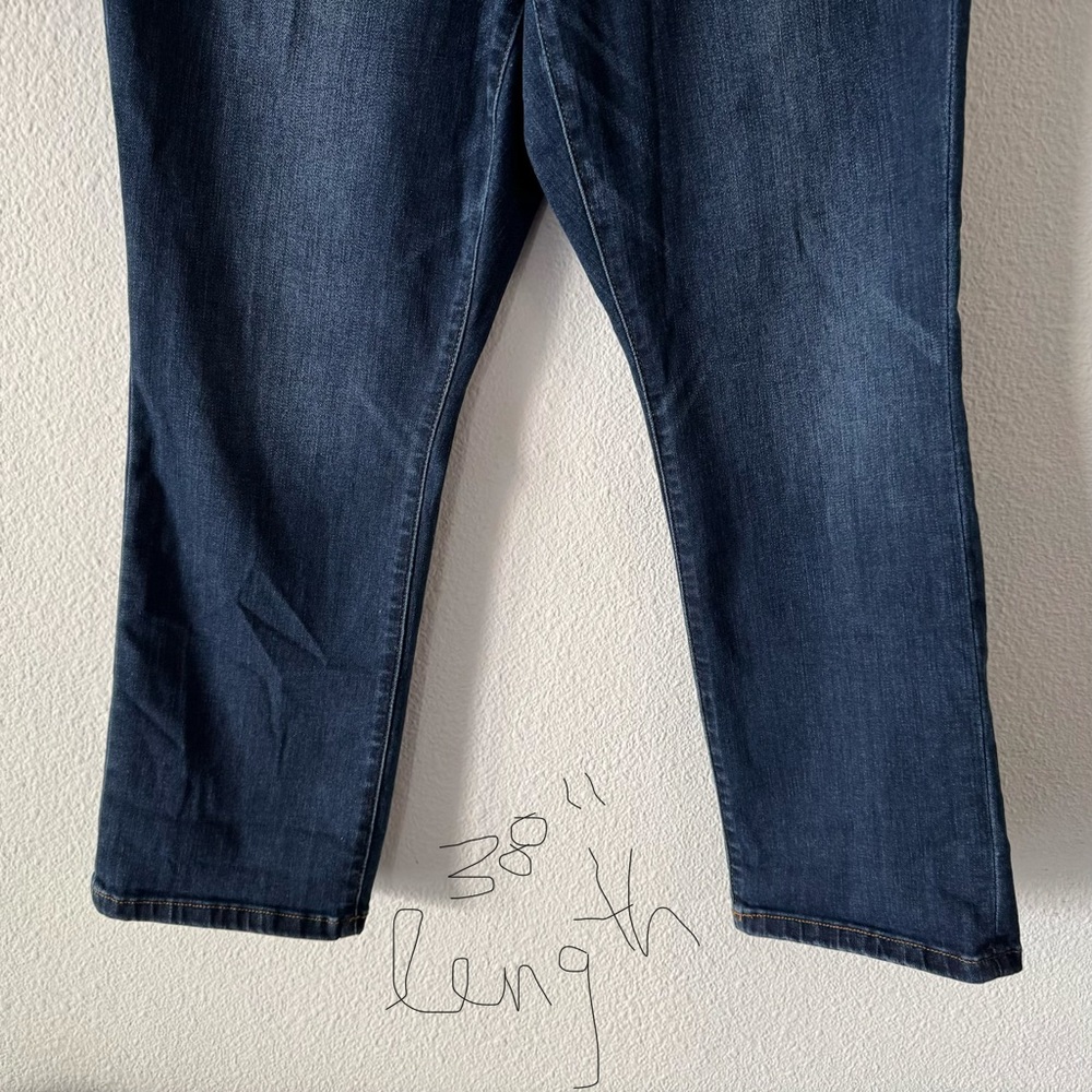 Modern Judy Blue 14W Dark Wash Skinny Fit Capri Jeans Denim Minimalist Casual - Picture 9 of 15